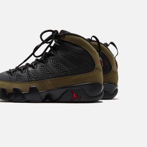 Jordan Air Jordan 9 Retro - Black / True Red / Light Olive