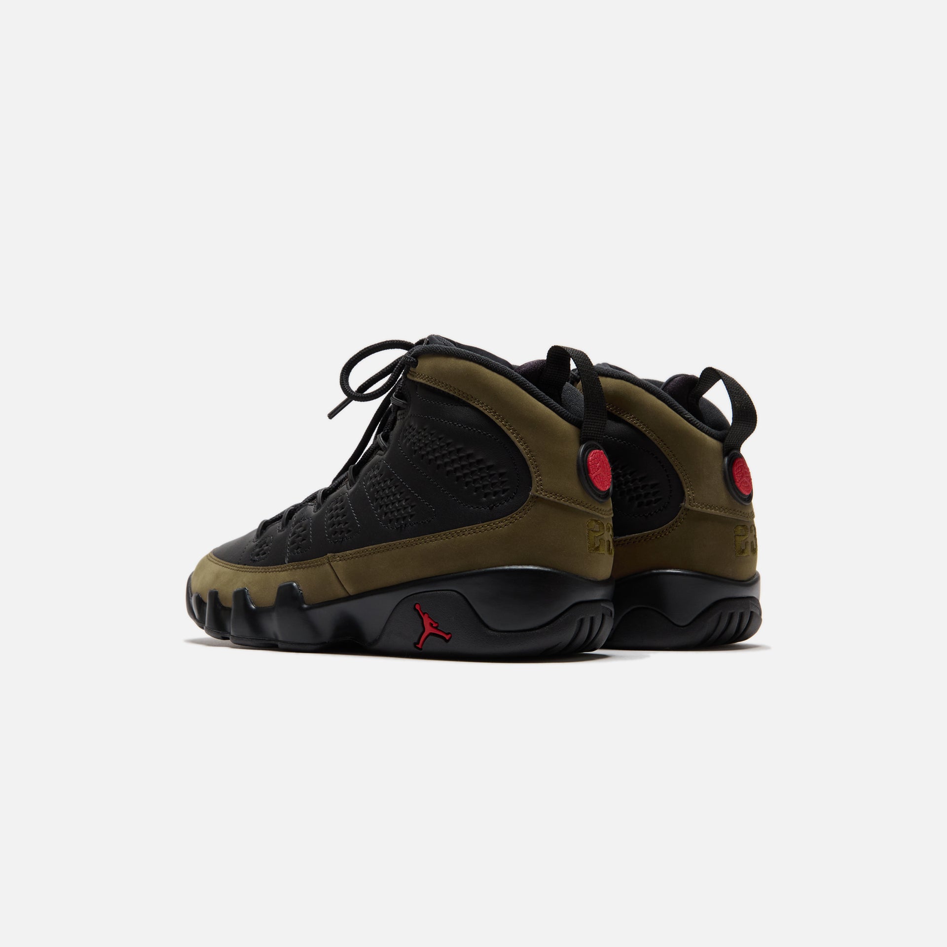 Jordan Air Jordan 9 Retro - Black / True Red / Light Olive