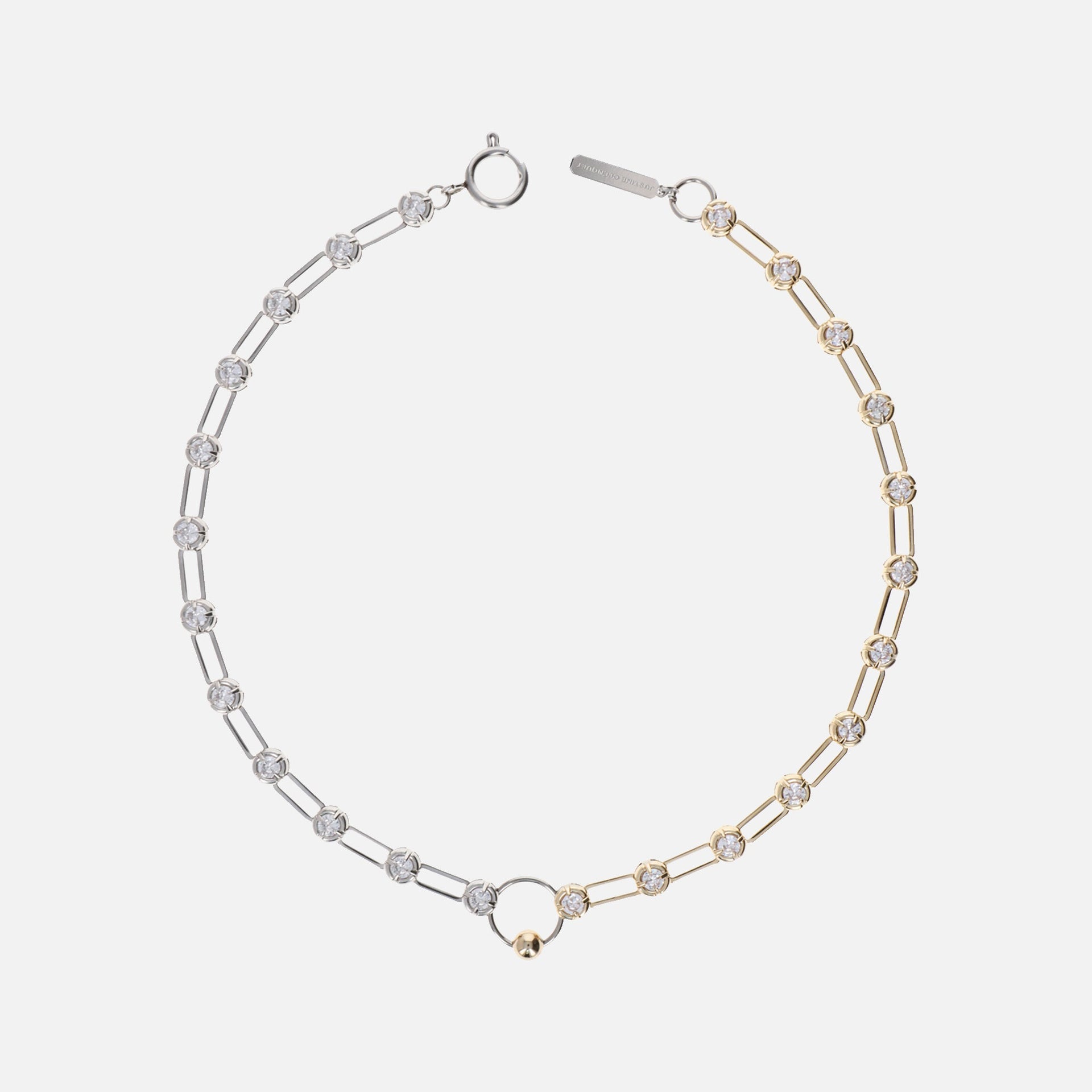 Justine Clenquet Alva Necklace - Gold / Palladium