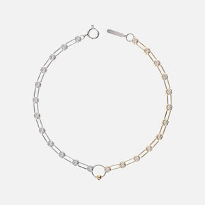 Justine Clenquet Alva Necklace - Gold / Palladium