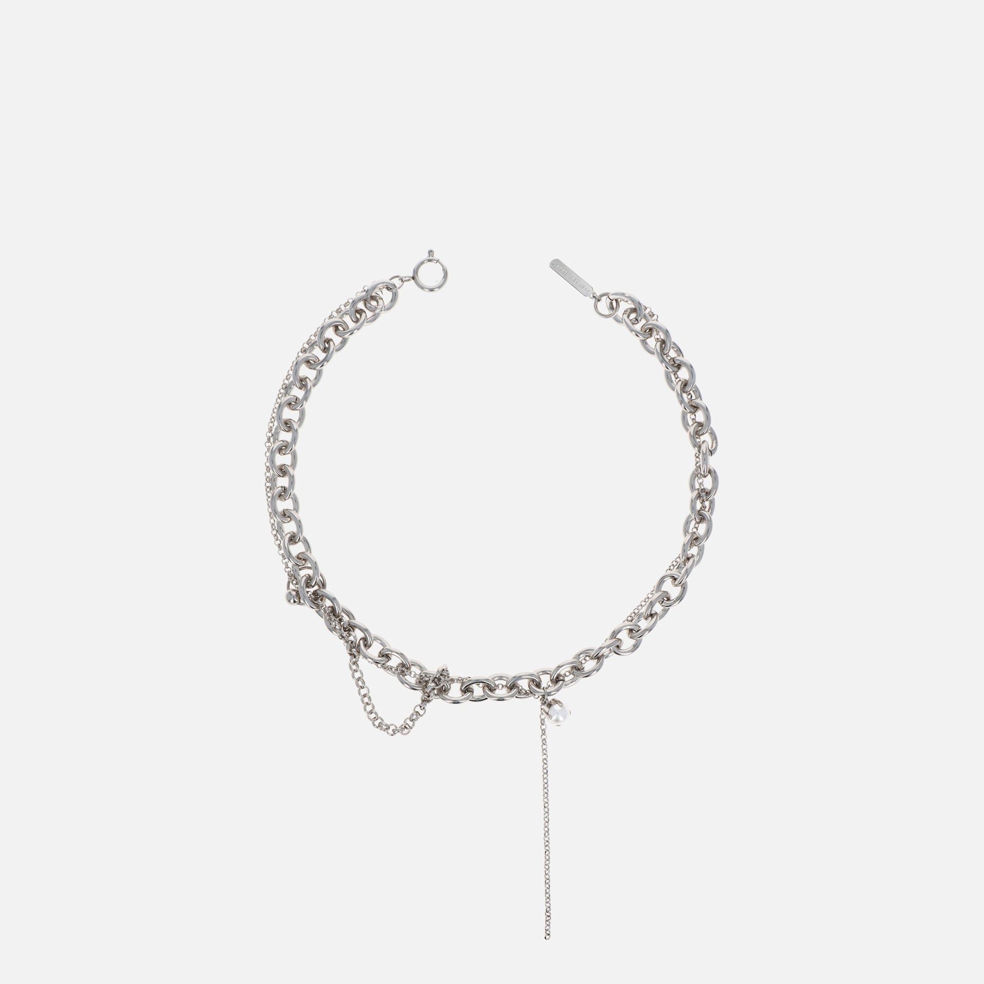 Justine Clenquet Lucy Necklace - Palladium