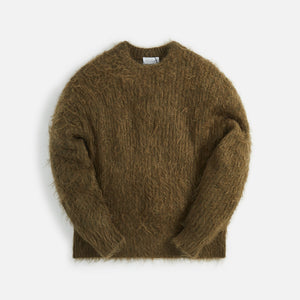 John Elliott Wool Mohair Crew - Army