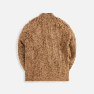 John Elliott Wool Mohair Cardigan - Camel