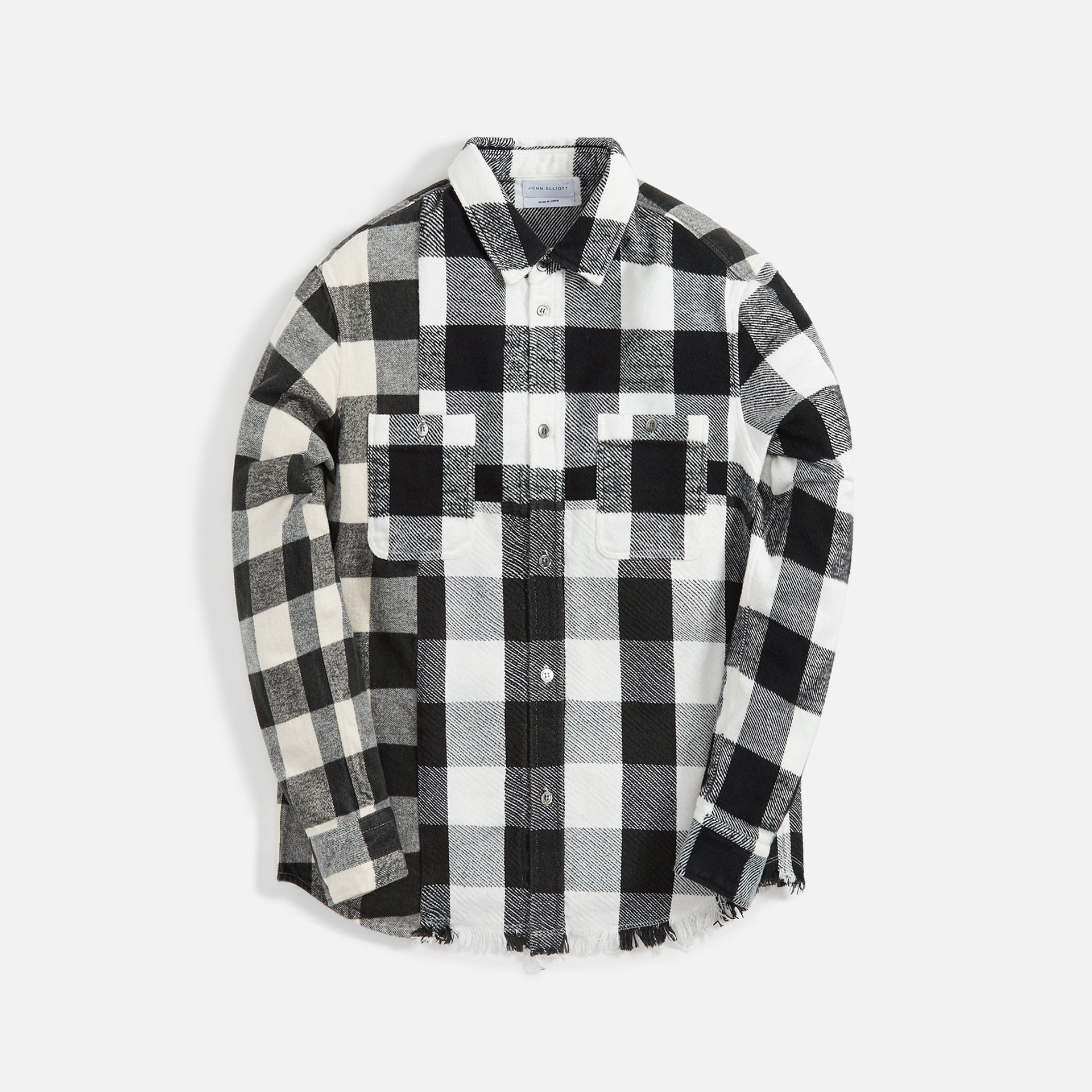 John Elliott Silverado Paneled - Plaid Black / White