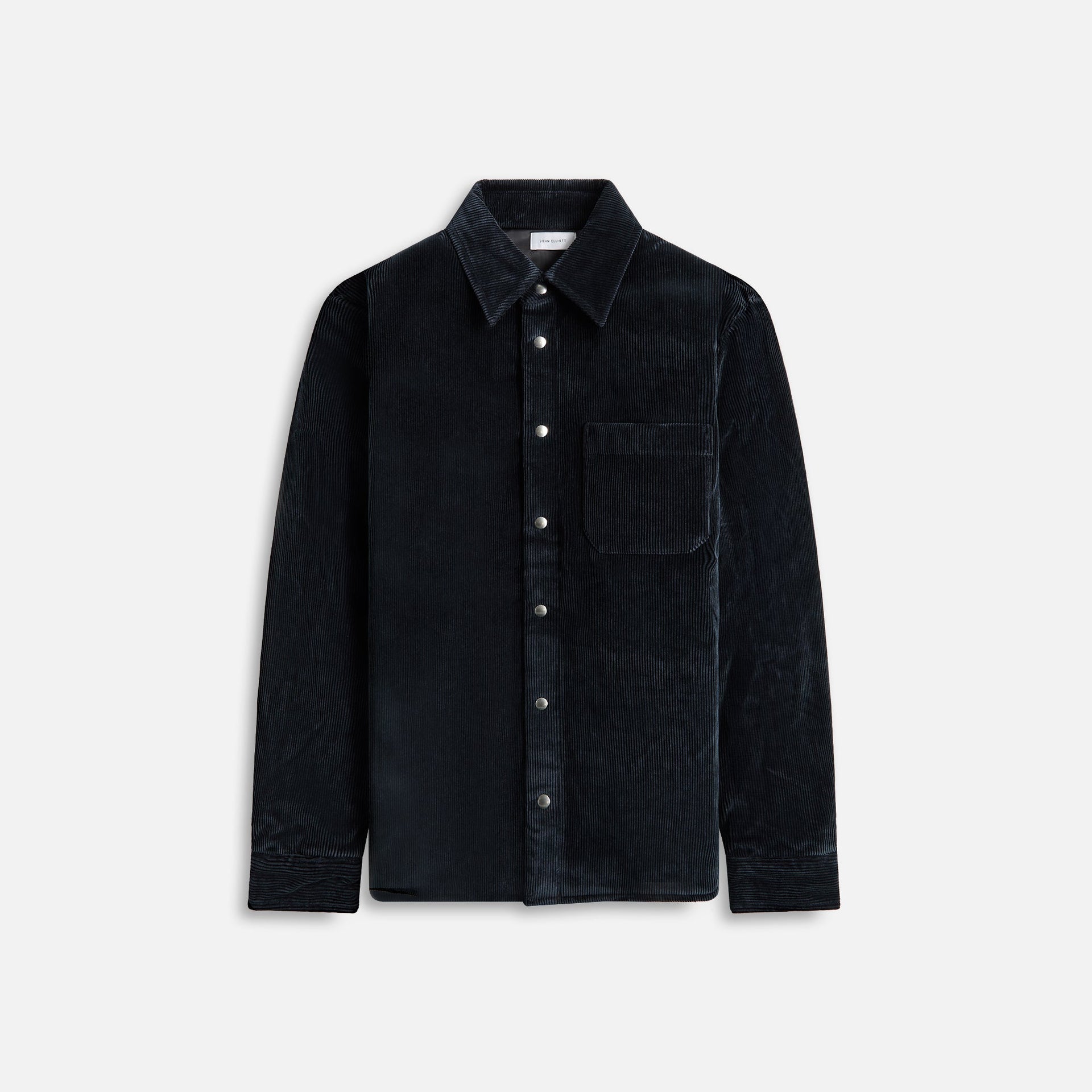 John Elliott Corduroy Padded Overshirt - Navy