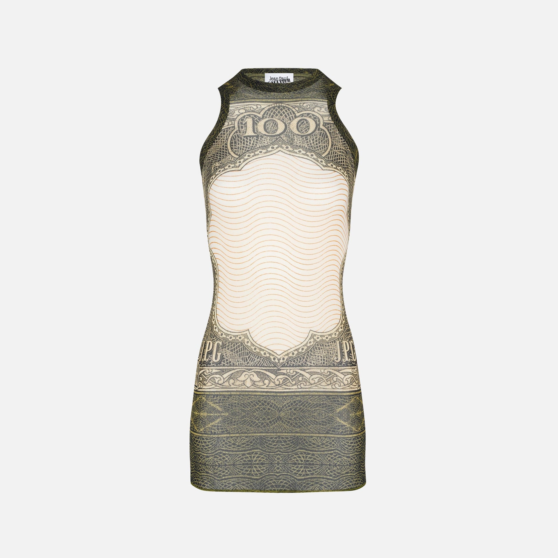 Jean Paul Gaultier Mesh Sleeveless Dress - Cartouche