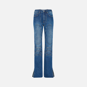 Jean Paul Gaultier Denim Jeans With Lacing - Vintage Blue