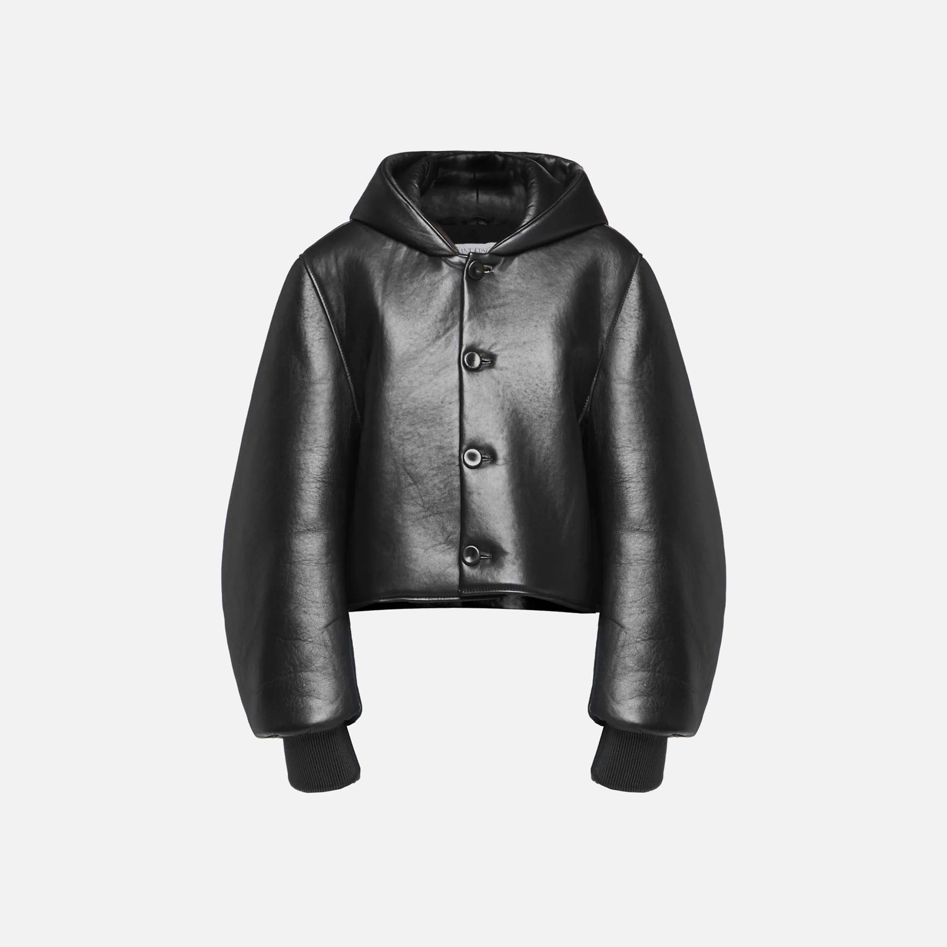 JW Anderson Cropped Hooded Blouson Jacket - Black