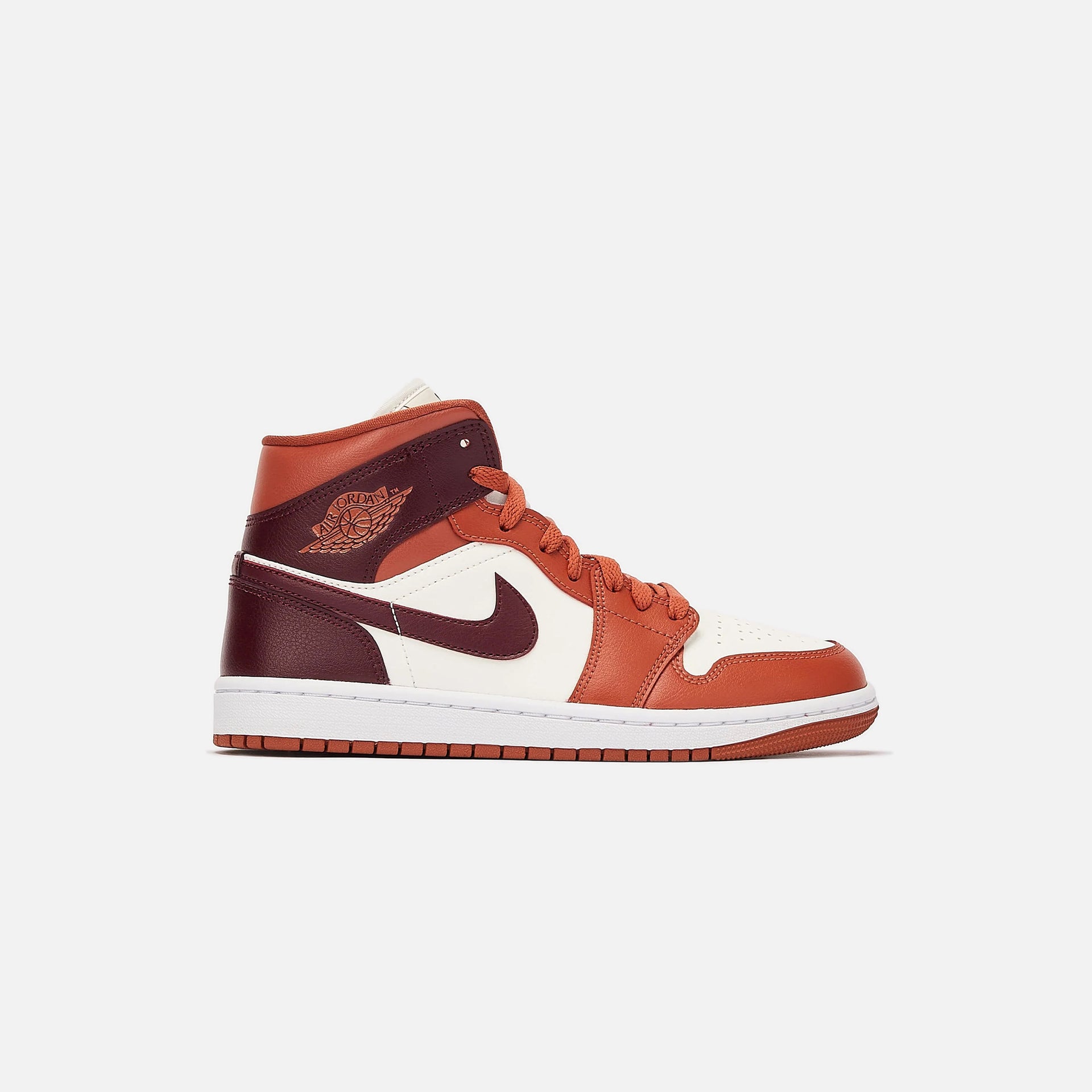 Jordan WMNS Air Jordan 1 Mid - Dusty Peach / Night Maroon / Sail / White