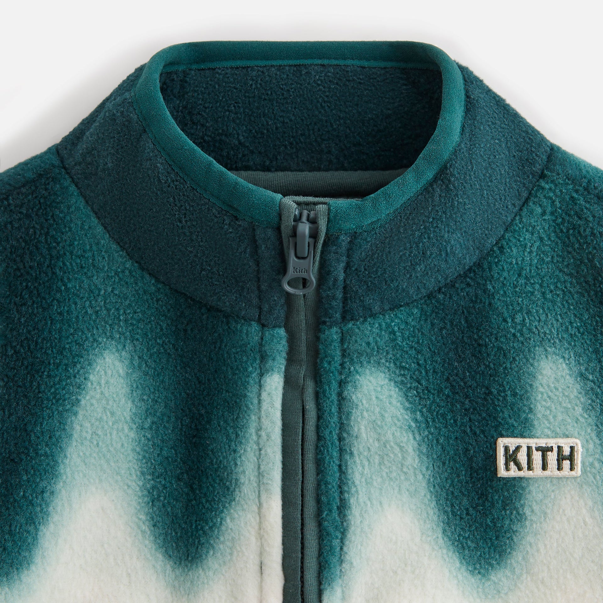 Kith Baby Printed Polar Fleece Full Zip - Chronicle