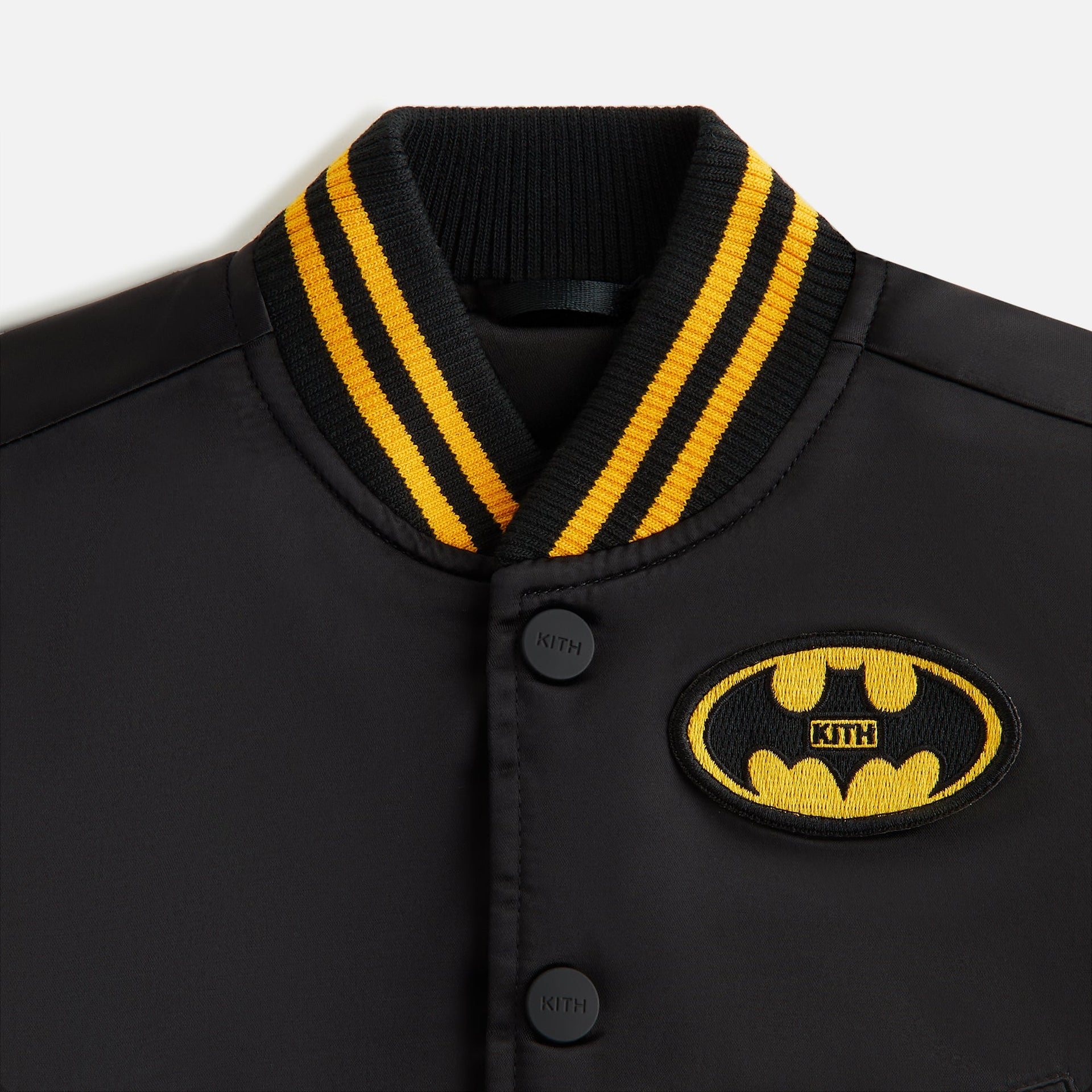 Batman | Kith Baby Satin Bomber Jacket - Black