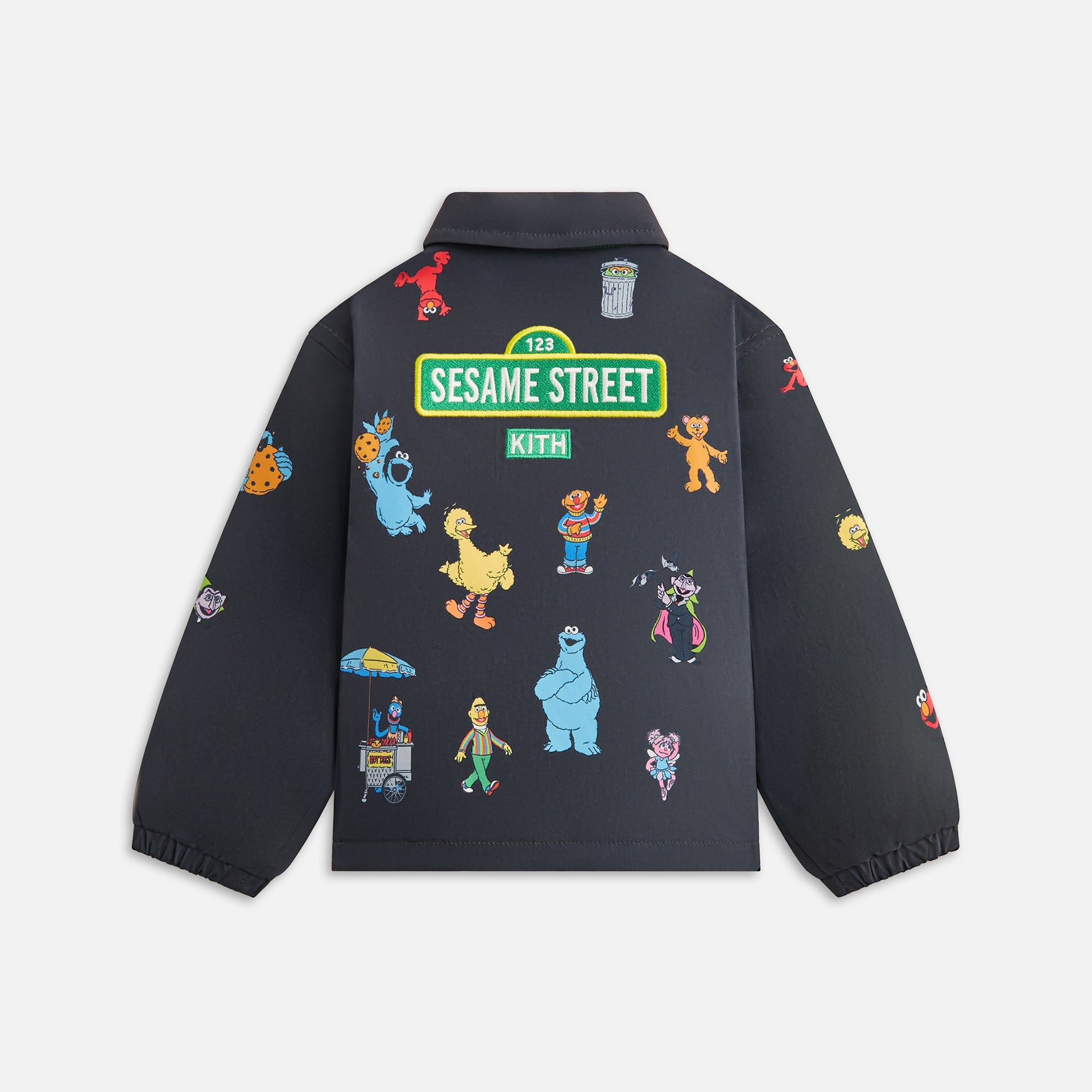 Kith Baby for Sesame Street Coaches Jacket - Black