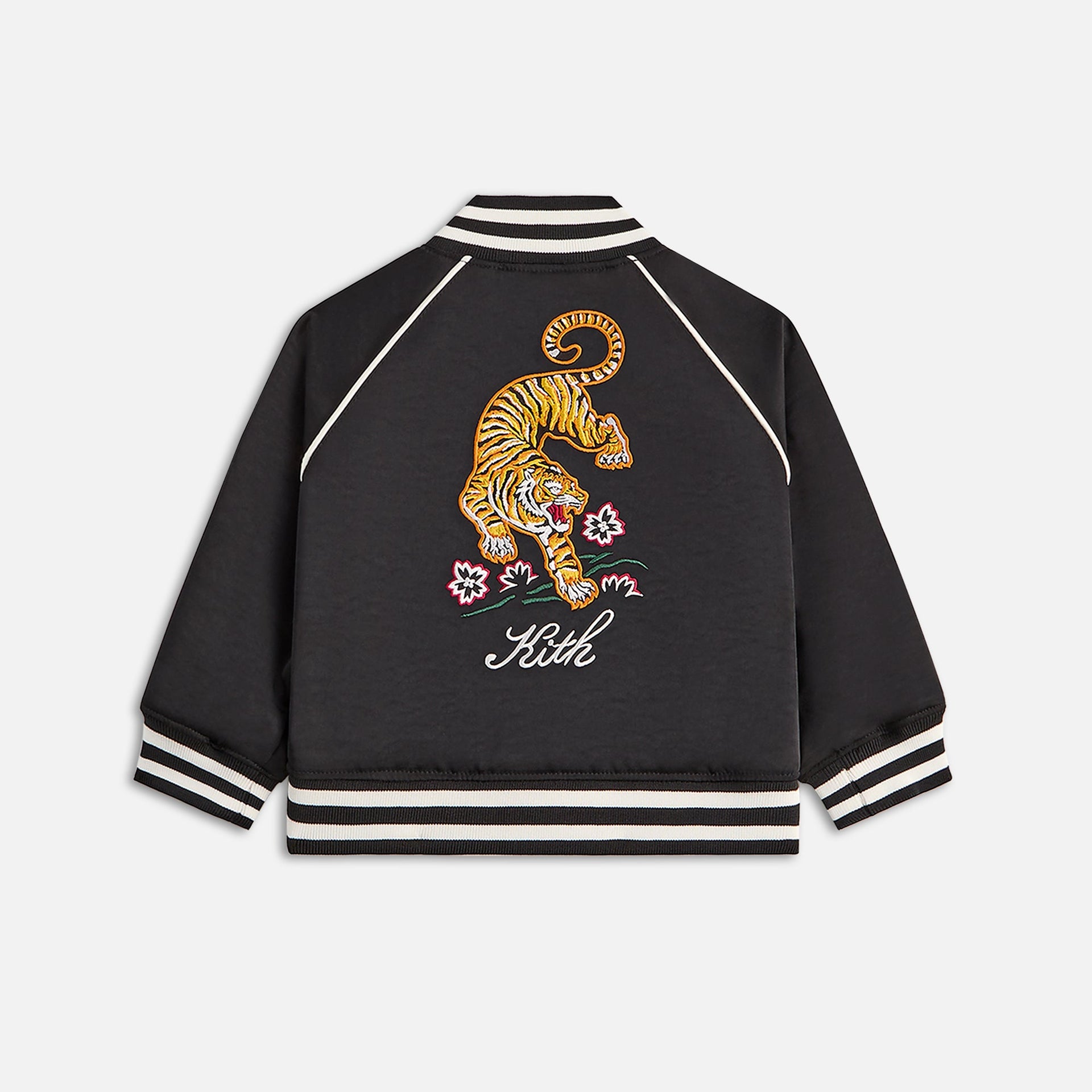 Kith Baby Satin Tiger Souvenir Jacket - Black