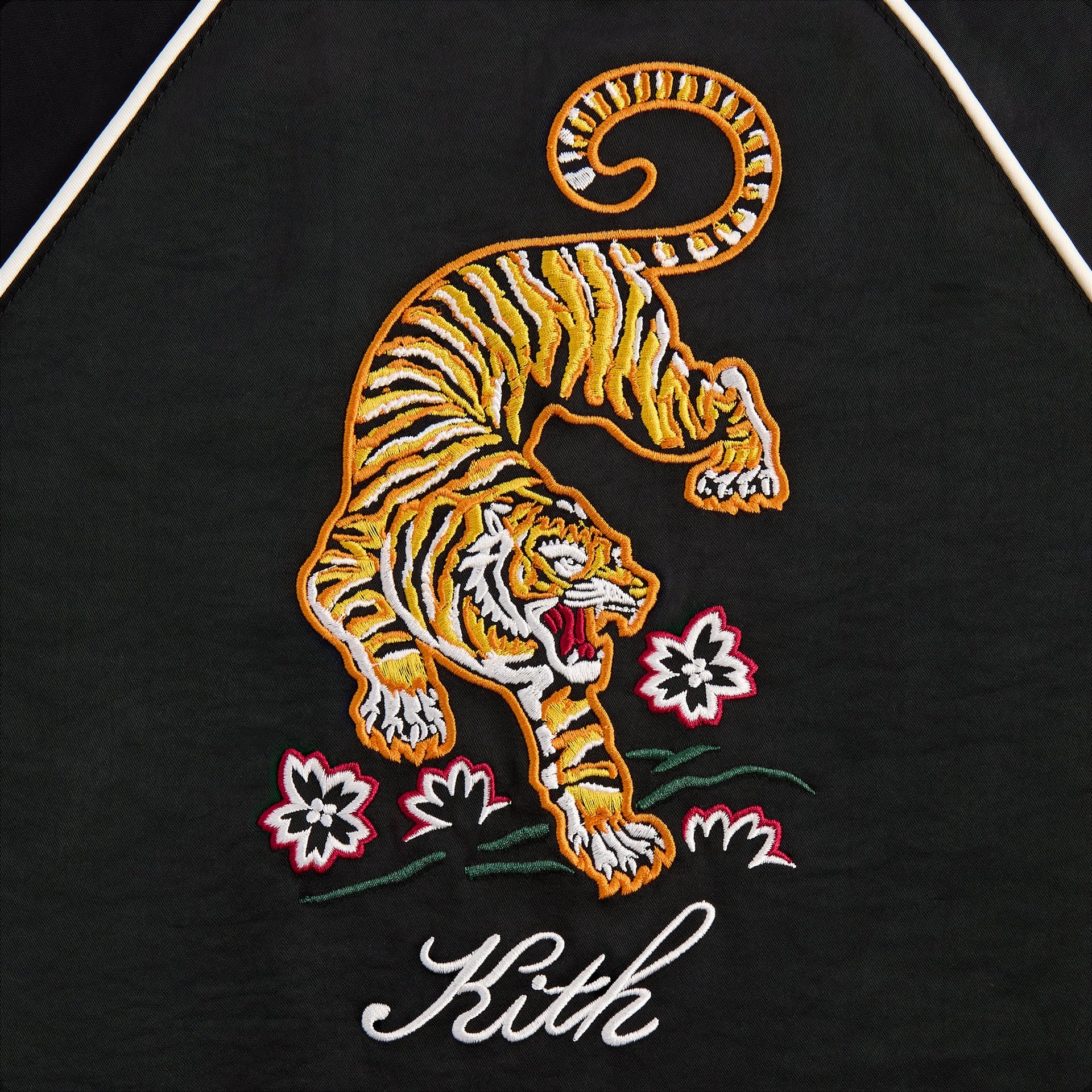 Kith Baby Satin Tiger Souvenir Jacket - Black