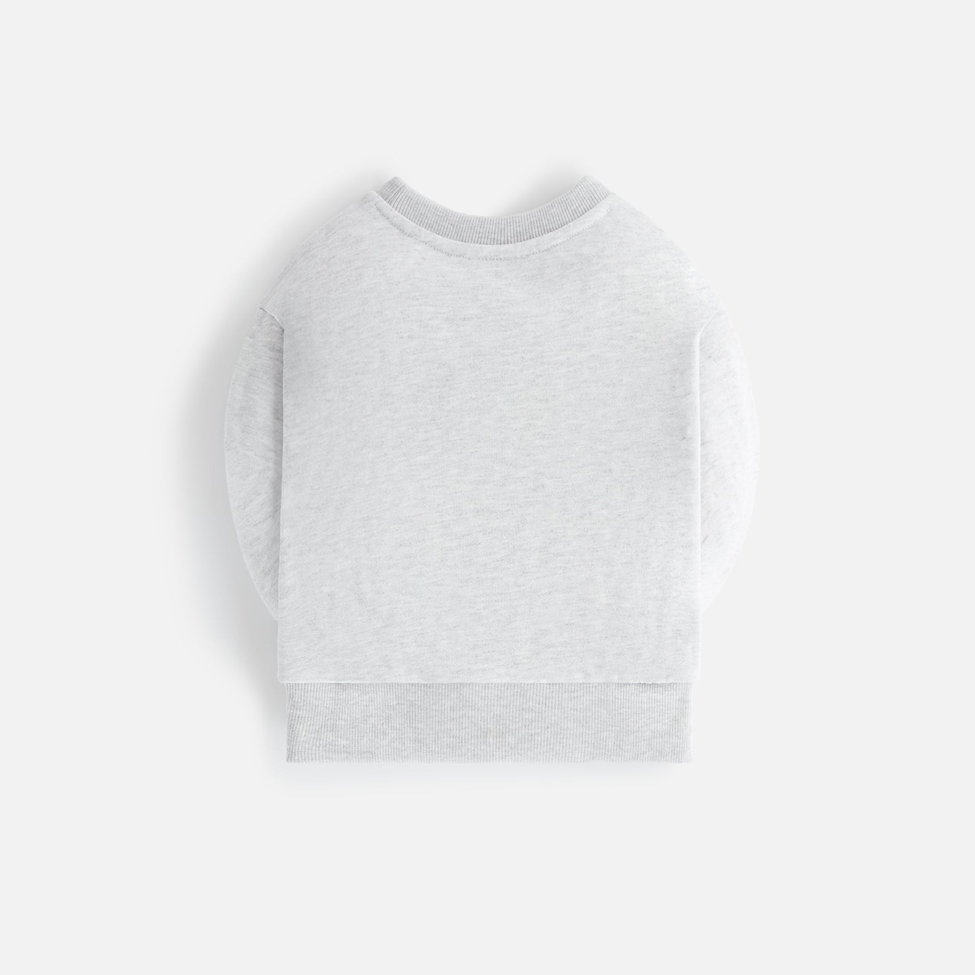 Kith Baby Long Sleeve Nelson Crew - Light Heather Grey