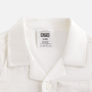 Kith Baby Blocked Broderie Camp Shirt - Silk