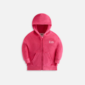 Kith Baby Terry Nelson Zip Hoodie - Azalea