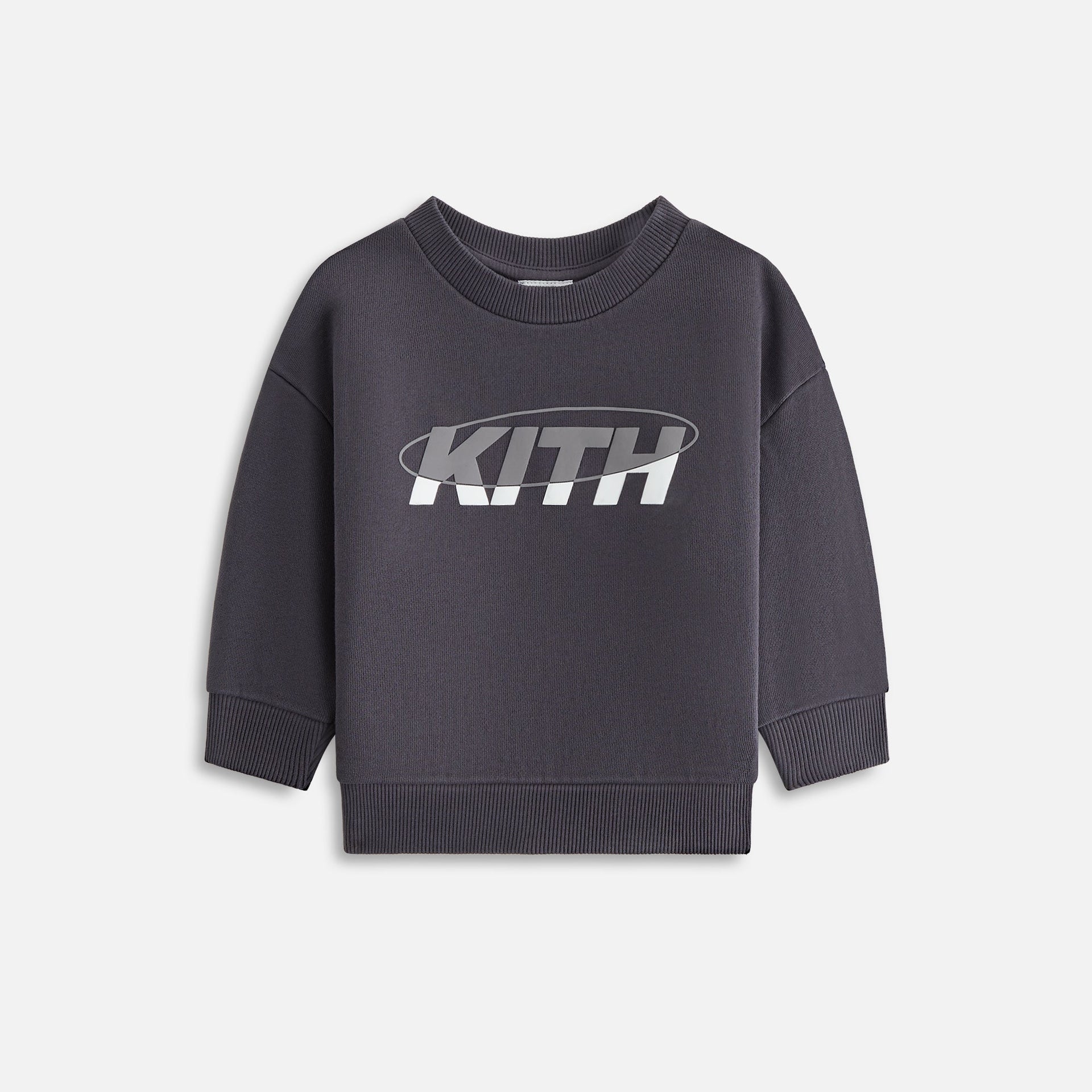 Kith Baby Logo Nelson Crewneck - Battleship