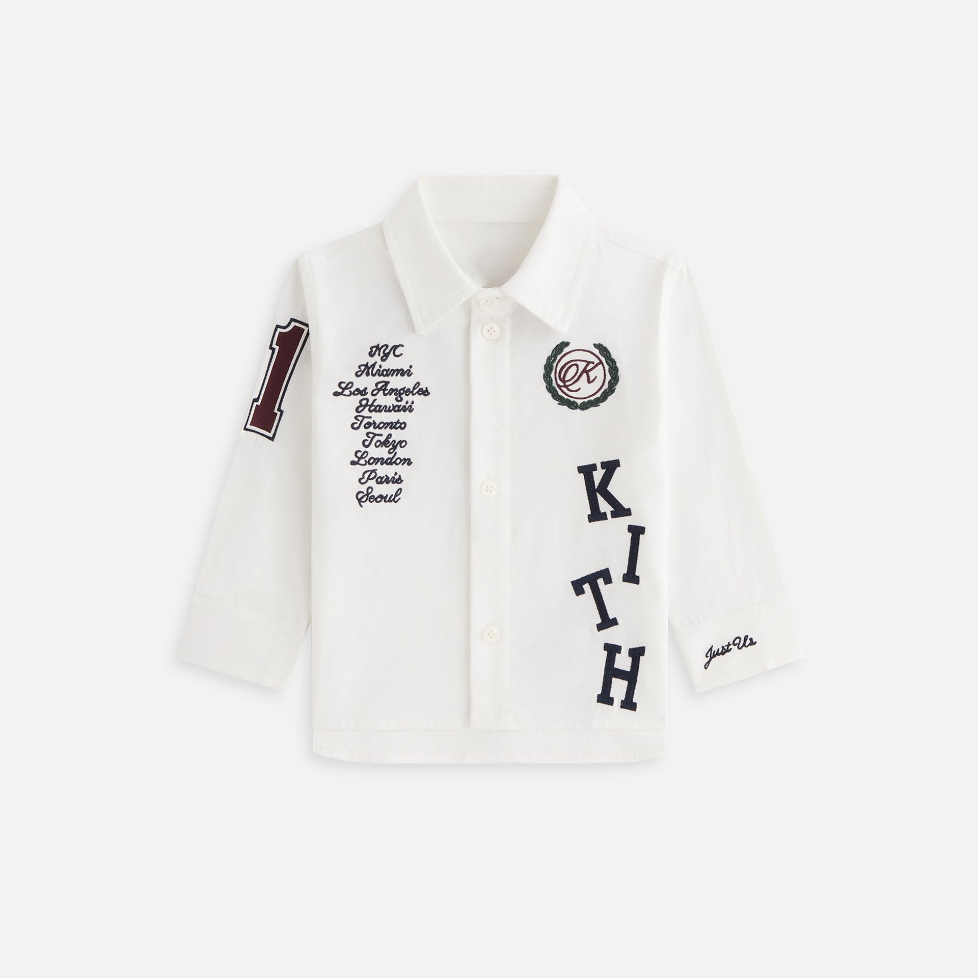 Kith Baby Varsity Apollo Shirt - Silk