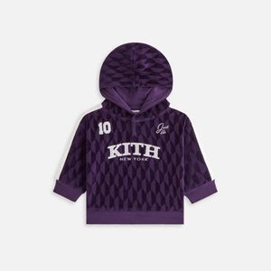 Kith Baby Velour Soccer Hoodie - Sovereign