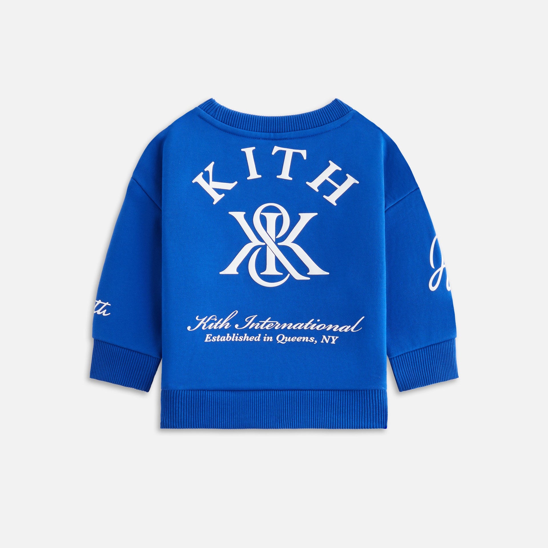 Kith Baby Logo Nelson Crewneck - Cyclone