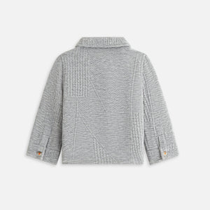 Kith Baby Quilted Knit Apollo Shirt - Heather Grey