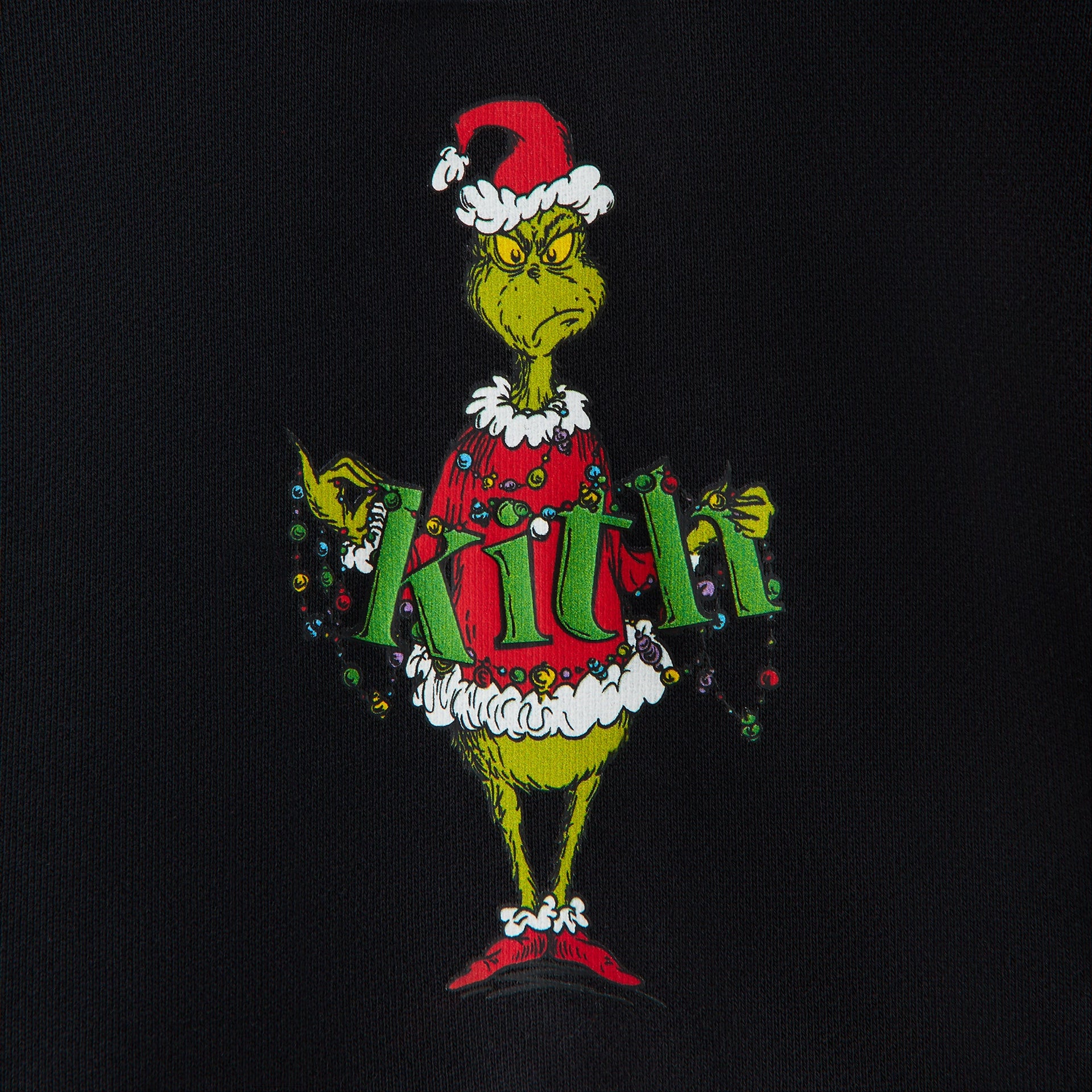 Kith Baby for The Grinch Ornament Williams Hoodie - Black