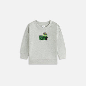 Kith Baby for Sesame Street Oscar Nelson Crewneck - Medium Heather Grey