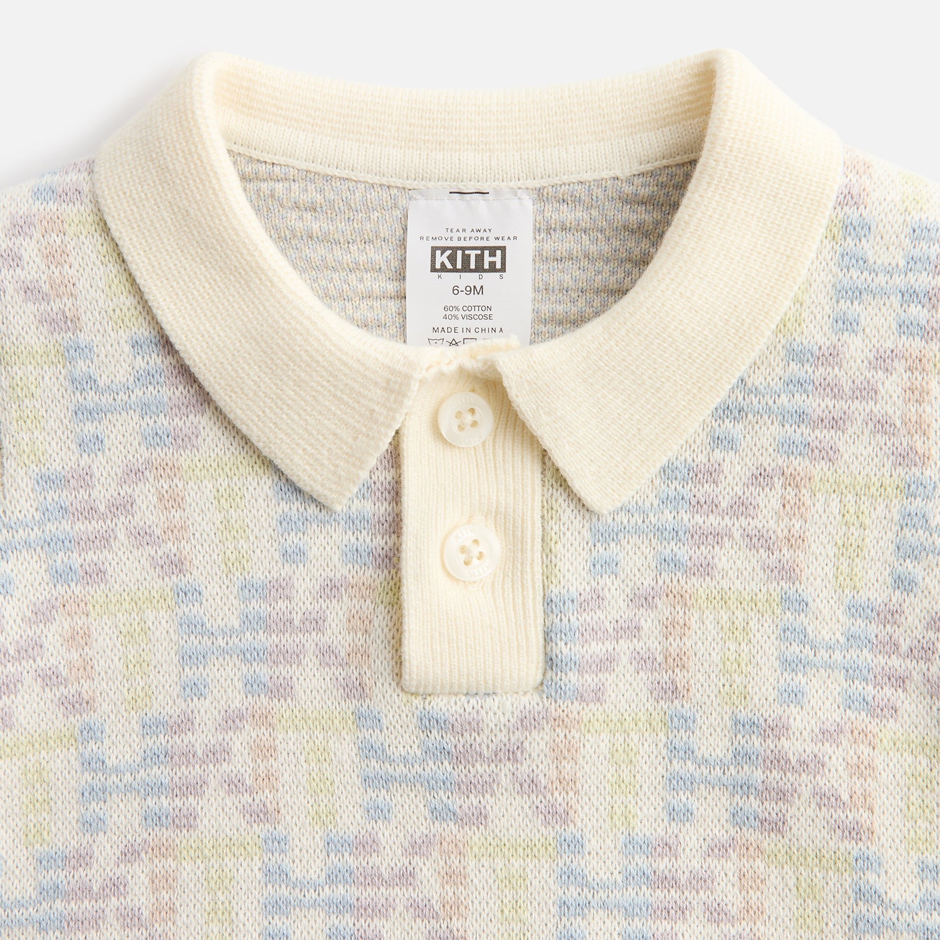 Kith Baby Monogram Tilden Polo - Polar