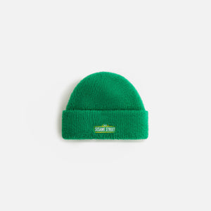 Kith Baby for Sesame Street Grouch Mia Beanie - Reptile