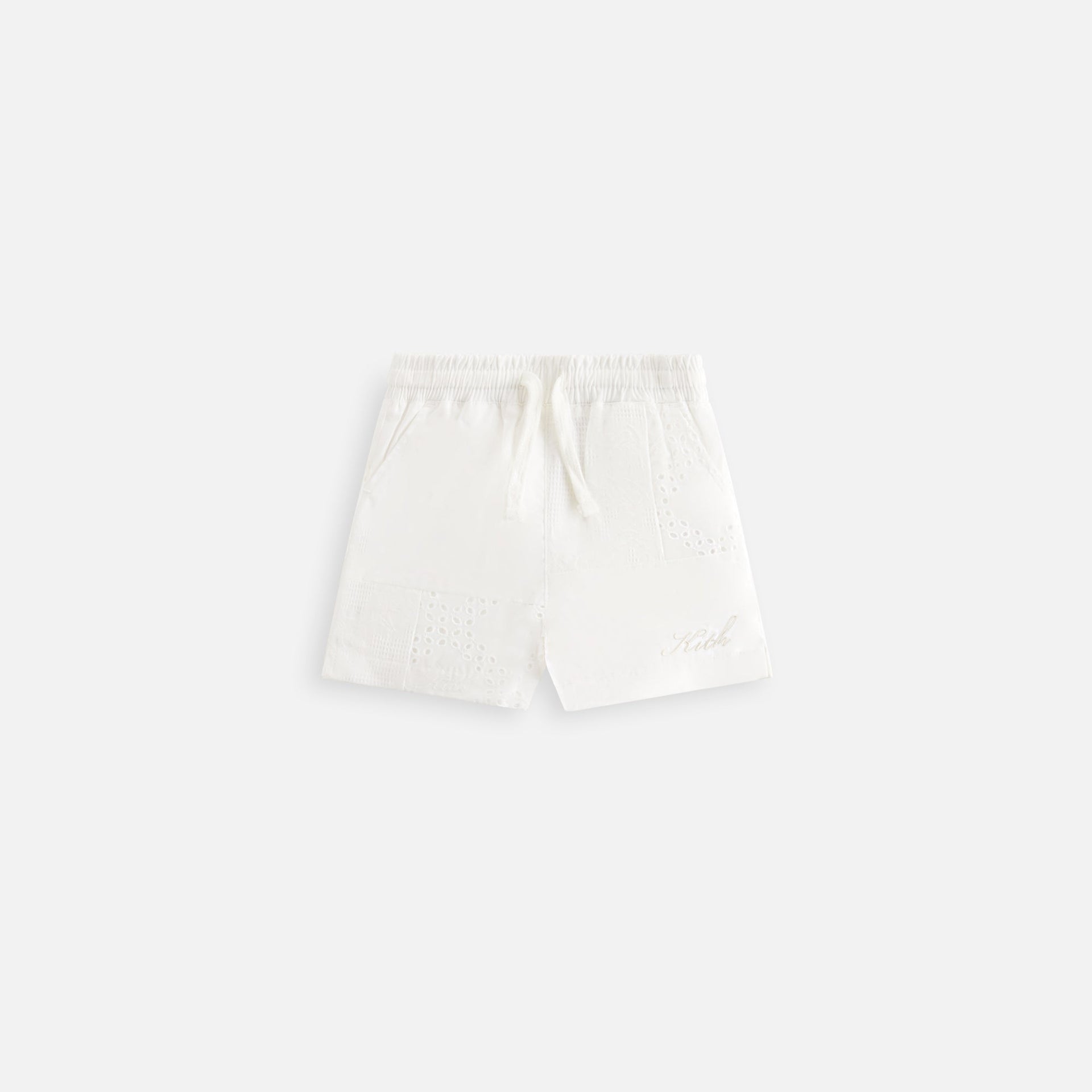 Kith Baby Blocked Broderie Camp Short - Silk