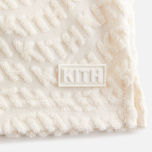 Kith Baby Wavy Monogram Terry Short - Sandrift