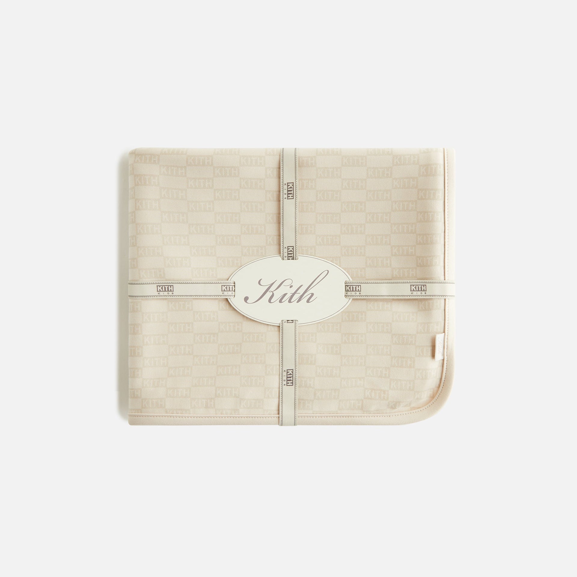 Kith Baby Monogram Blanket - Whisper