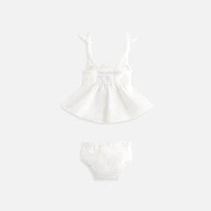 Kith Baby Blocked Broderie Bloomer Set - Silk