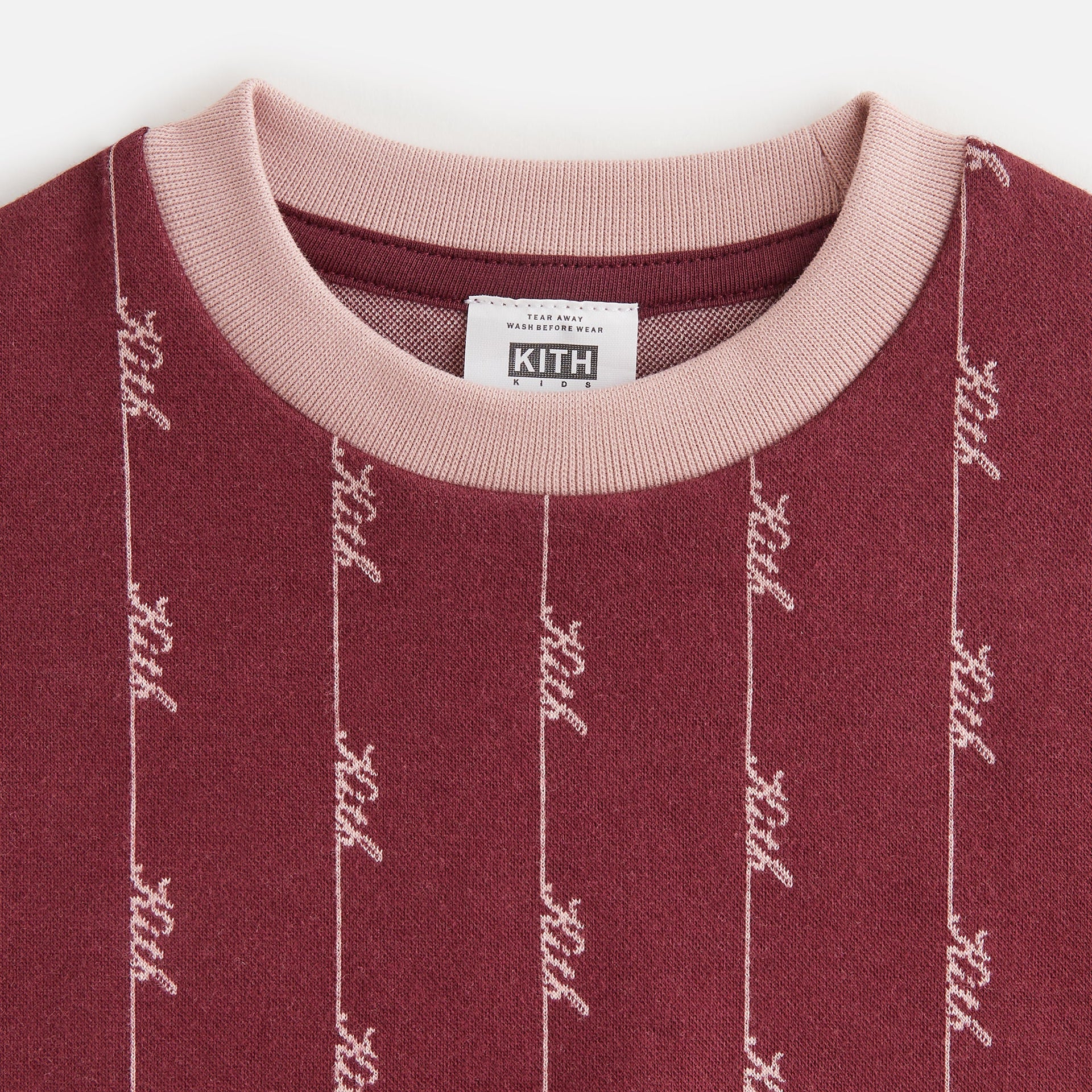 Kith Baby Monogram Script Bloomer Set - Magma