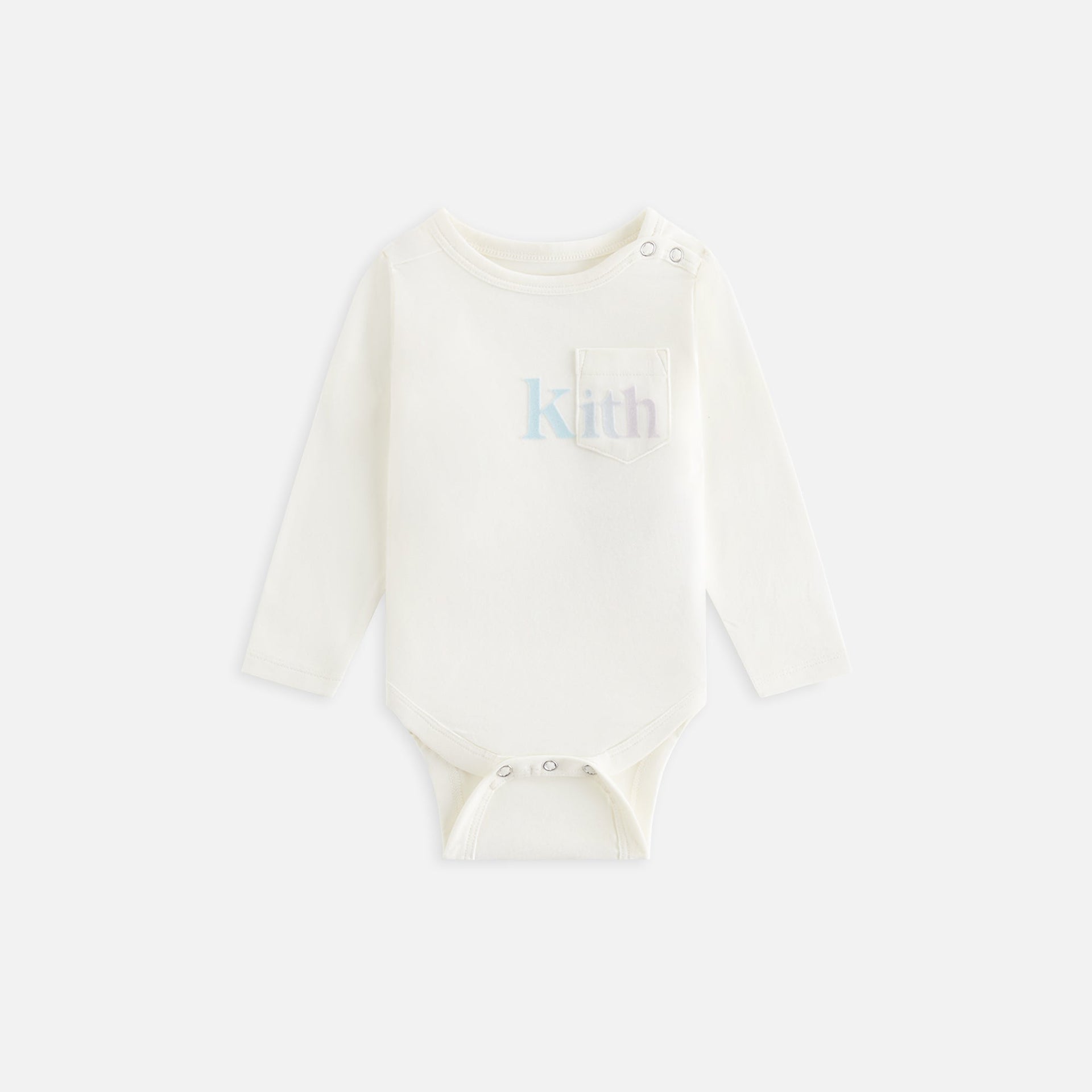 Kith Baby Long Sleeve Quinn Bodysuit - Silk