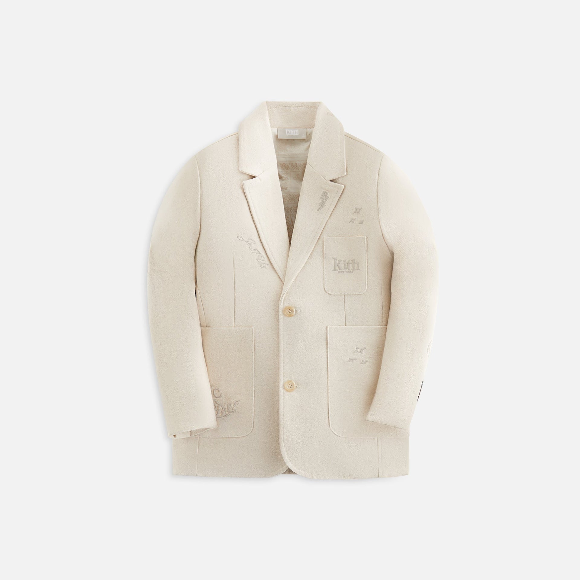 Kith Kids Novelty Linen Blazer - Sediment