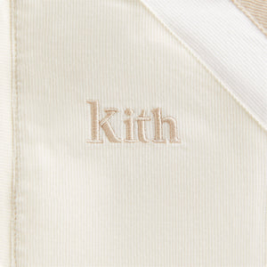 Kith Kids Micro Cord Linden Quarter Zip - Sandrift