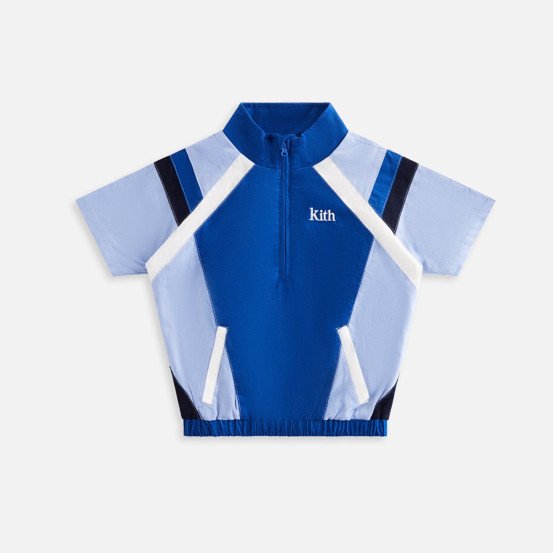 Kith Kids Micro Cord Linden Quarter Zip - Current