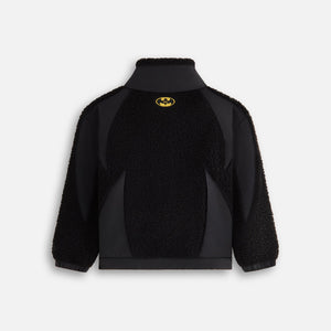 Batman | Kith Kids Quarter Zip Sherpa Jacket - Black PH