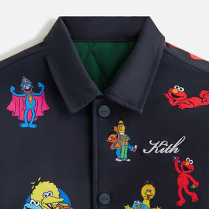 Kith Kids for Sesame Street Reversible Coaches Jacket - Black