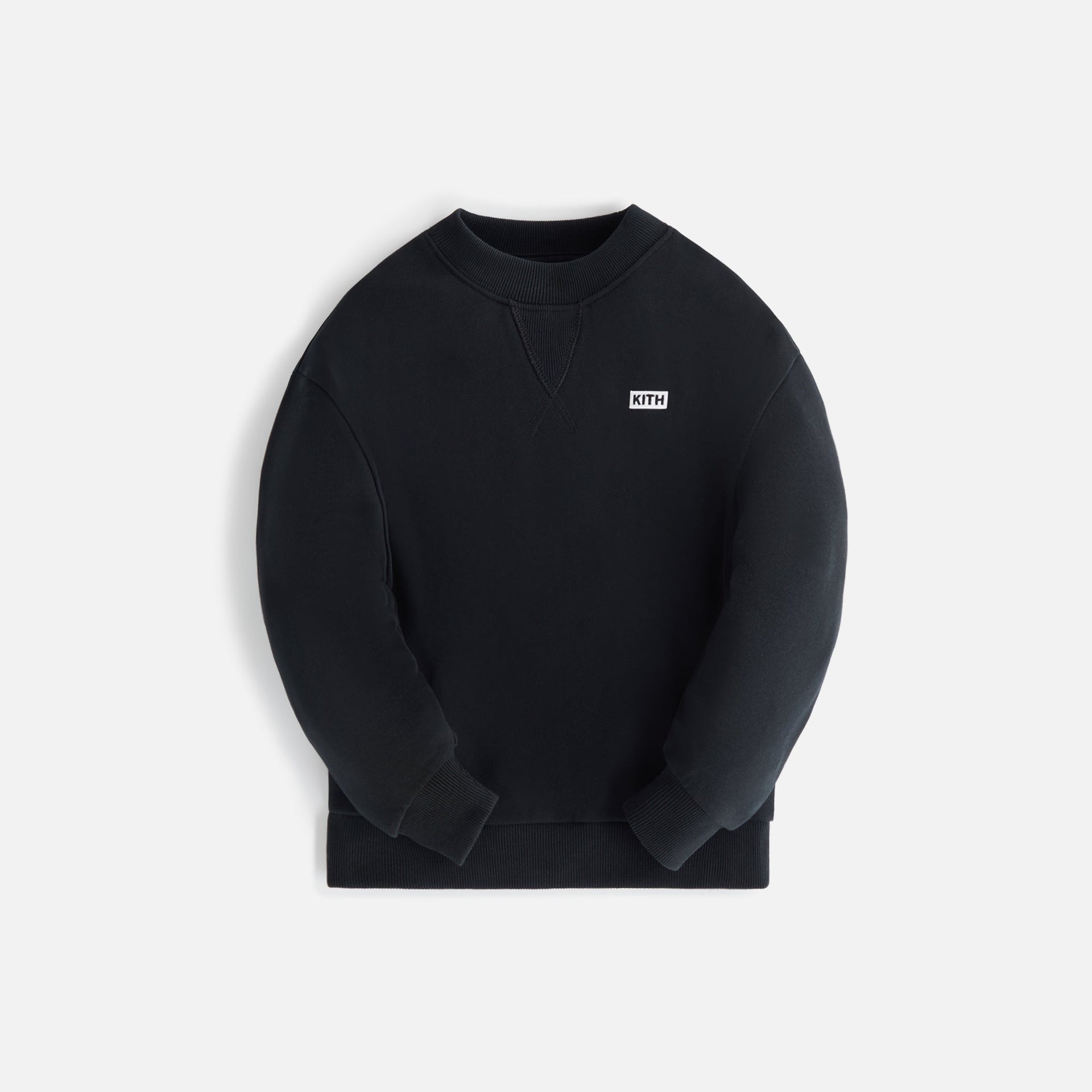 Kith Kids Long Sleeve Nelson Crewneck - Black