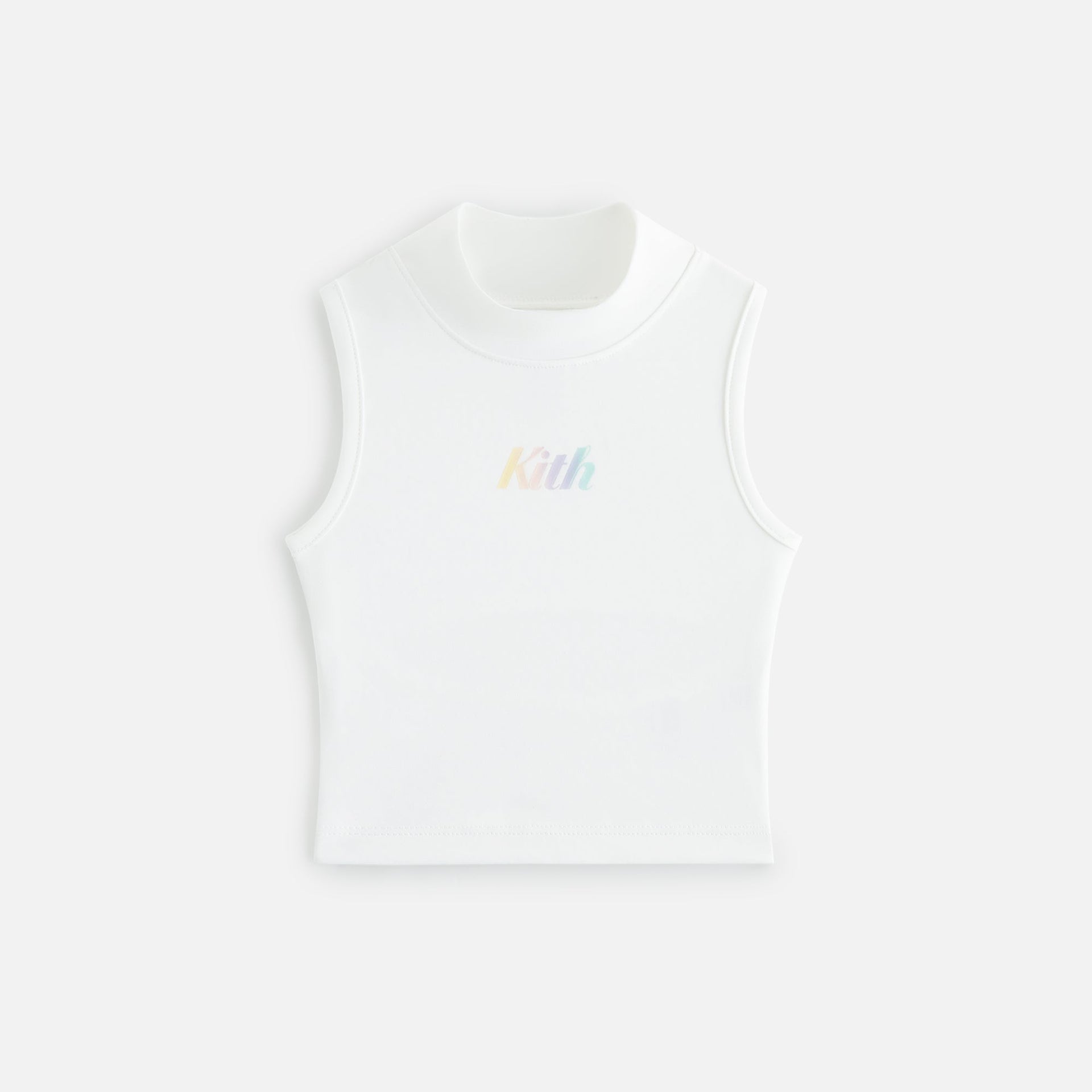 Kith Kids Tie Dye Sleeveless Mockneck - White