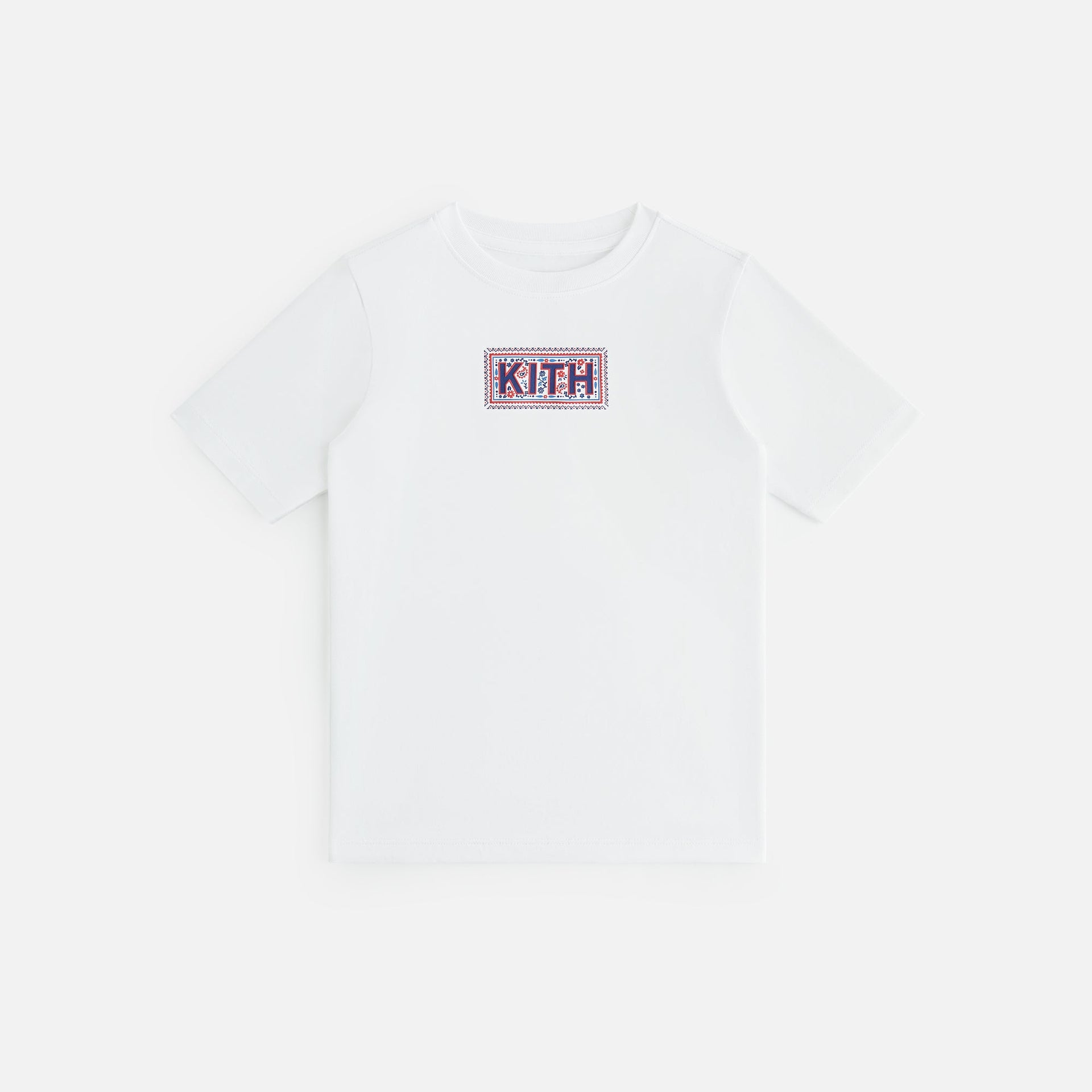 Kith Kids Needlepoint Tee -  White