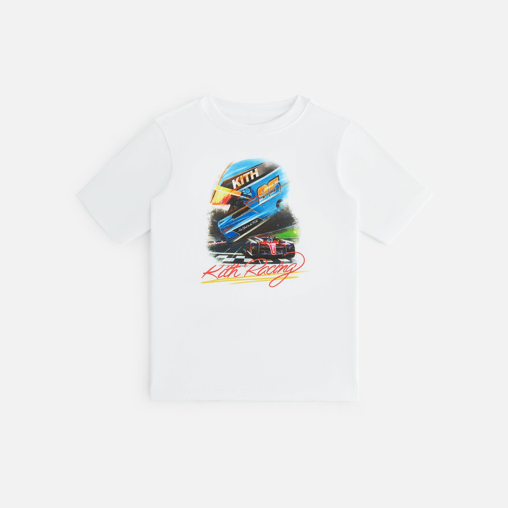 Kith Kids Racing Tee - White