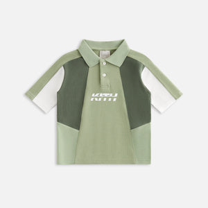 Kith Kids Panelled Graham Polo - Bay Breeze