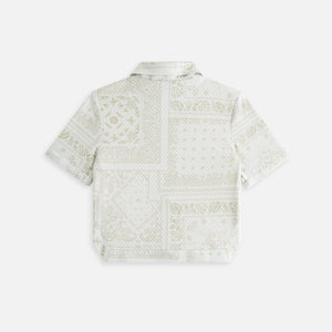 Kith Kids Paisley Woodpoint Shirt - Sandrift