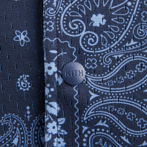 Kith Kids Paisley Woodpoint Shirt - Ink