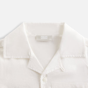 Kith Kids Blocked Broderie Camp Shirt - Silk