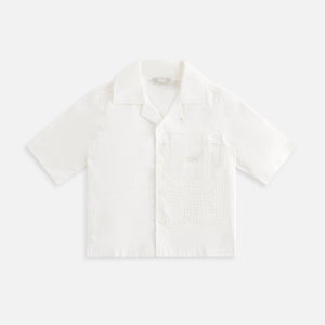 Kith Kids Blocked Broderie Camp Shirt - Silk